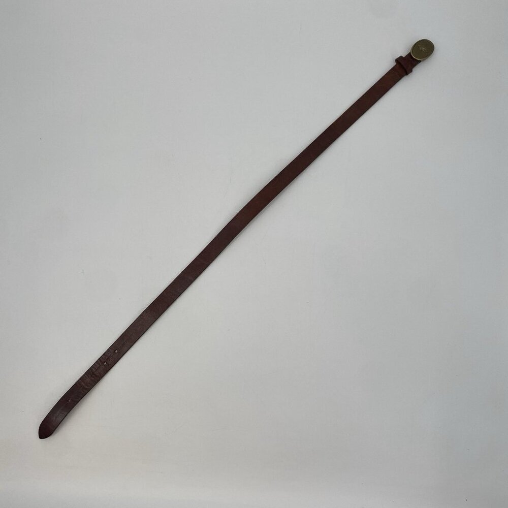 Vintage Ralph Lauren Leather Children’s Belt Brass Buckle Genuine Leather - Picture 8 of 10